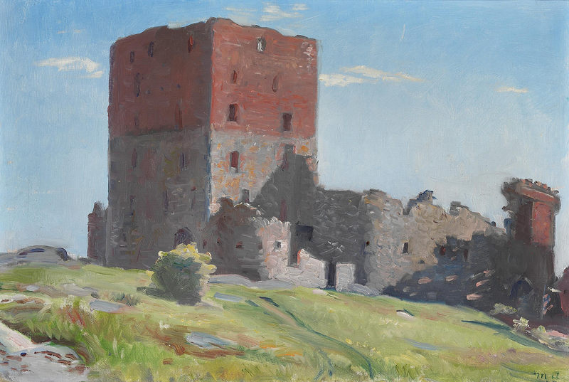 Vue de Hammershus. - Michael Peter Ancher