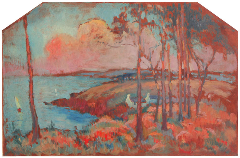 Vista da Ilha de Bréhat - Robert Antoine Pinchon