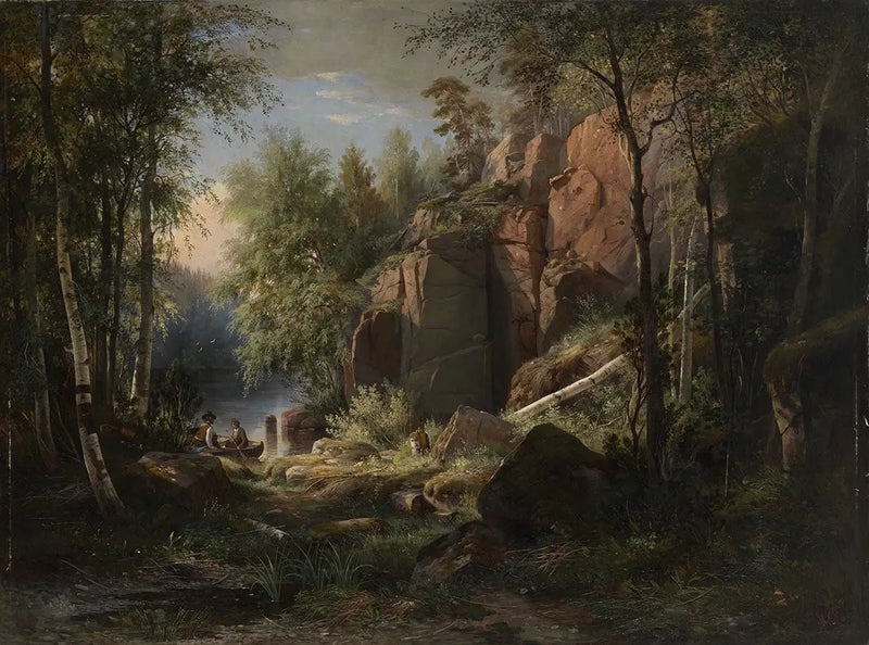 Vista da ilha de Valaam. Kukko - Ivan Chichkine