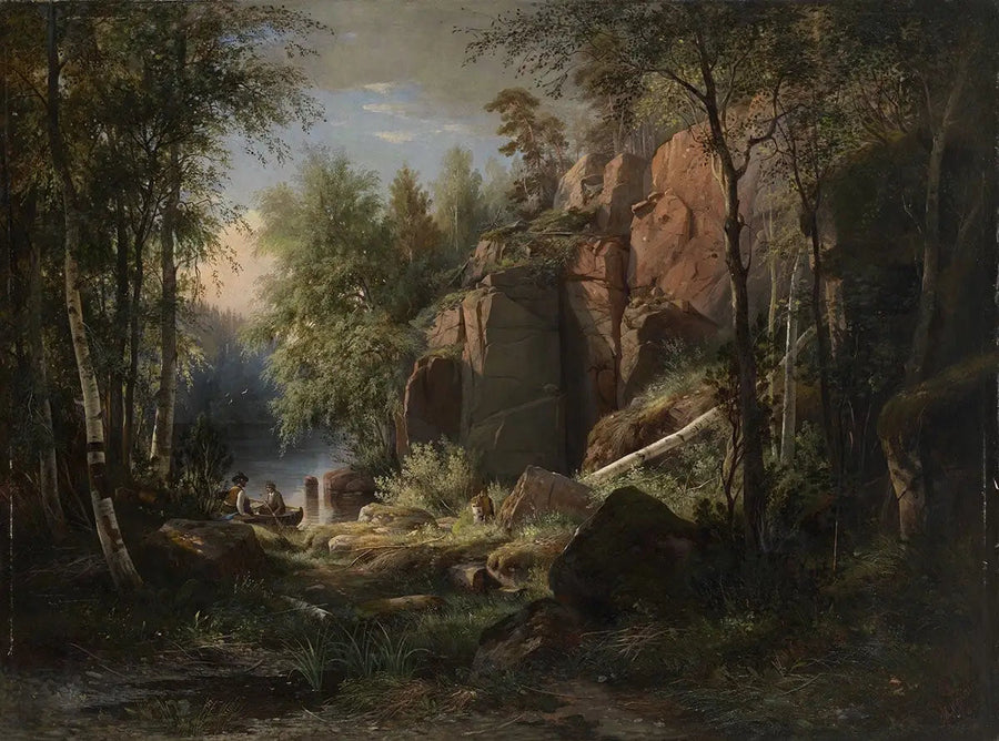 Vista da ilha de Valaam. Kukko - Ivan Chichkine