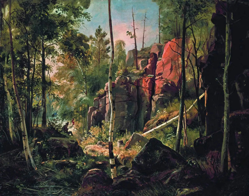 Vista da ilha de Valaam. Kukko - Ivan Chichkine