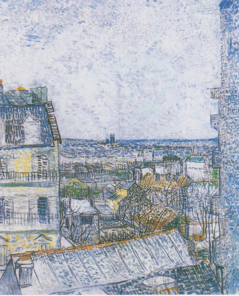 Vista do quarto do artista, rua Lepic - Vincent van Gogh