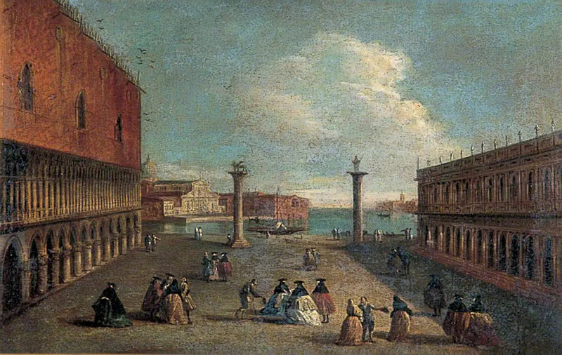 Vista da Piazzetta, Veneza - Canaletto