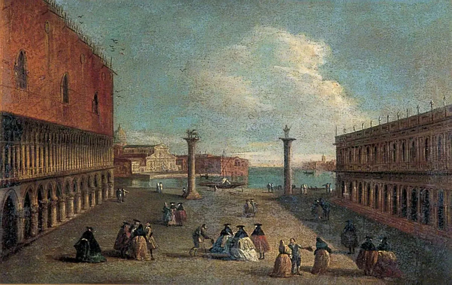 Vista da Piazzetta, Veneza - Canaletto