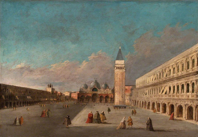 Vista da Praça de São Marcos, Veneza - Francesco Guardi