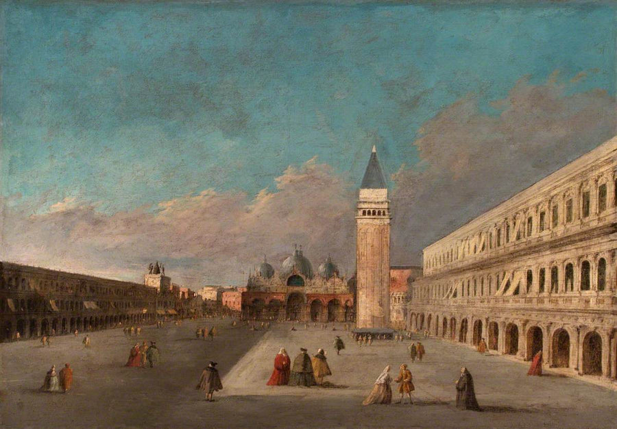 Vista da Praça de São Marcos, Veneza - Francesco Guardi