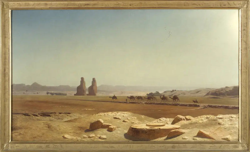 Vista da planície de Tebas (Alto Egito) - Jean-Léon Gérôme