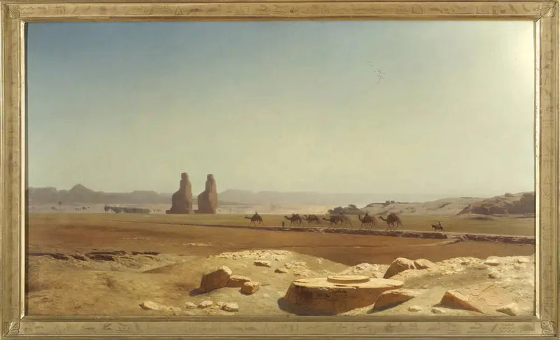 Vista da planície de Tebas (Alto Egito) - Jean-Léon Gérôme