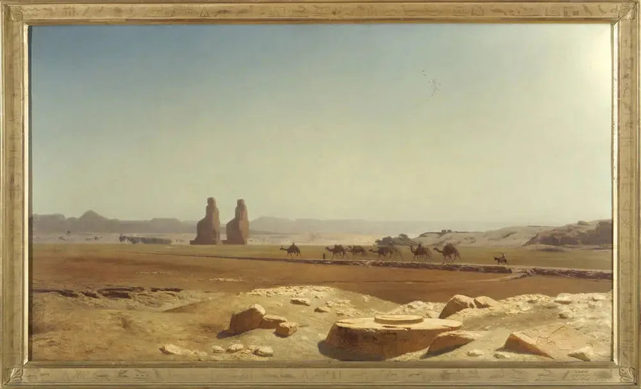 Vista da planície de Tebas (Alto Egito) - Jean-Léon Gérôme