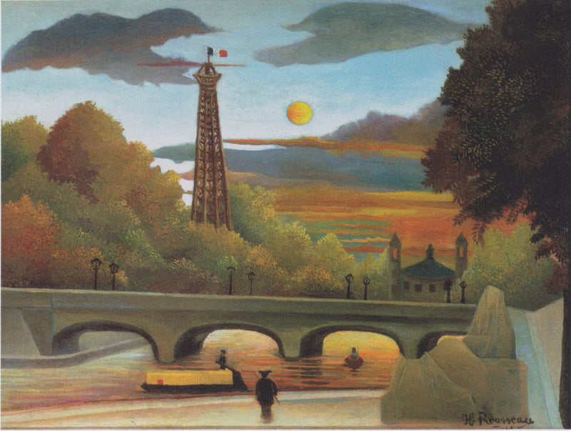 Vista da Torre Eiffel - Henri Rousseau