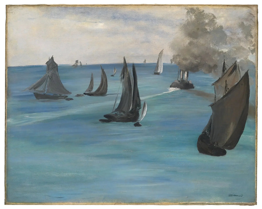 Vista do mar, tempo calmo - Édouard Manet