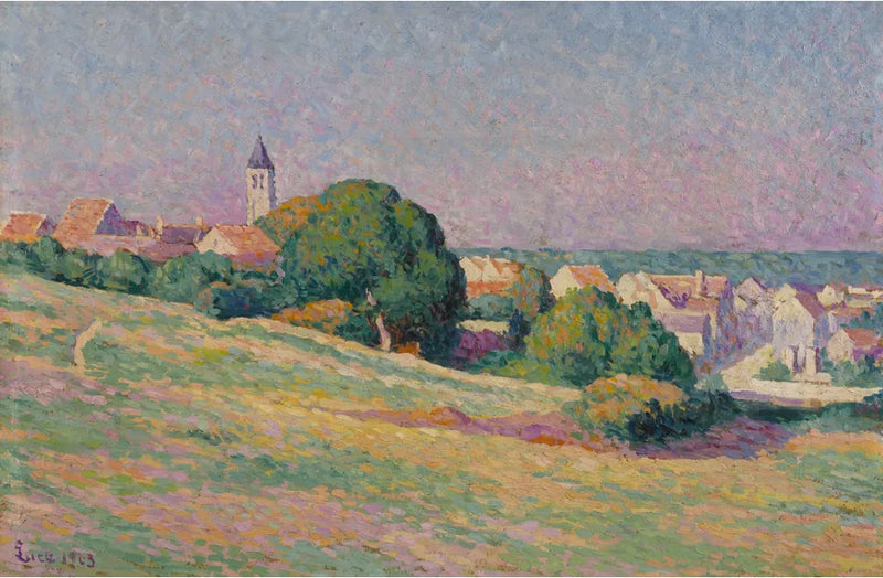 Vista de Méréville - Maximilien Luce