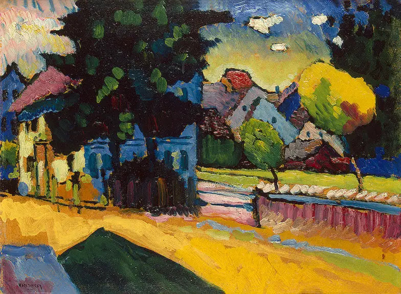 Vista de Murnau - Vassily Kandinsky