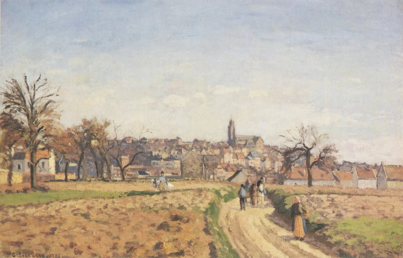 Vista de Pontoise - Camille Pissarro