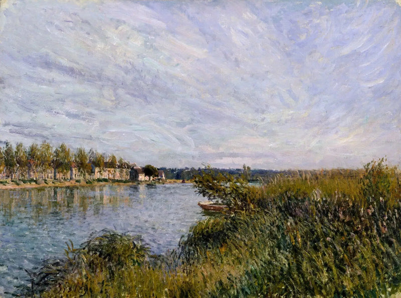 Vista de Saint-Mammès - Alfred Sisley