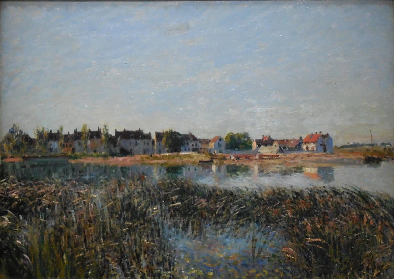 Vista de Saint-Mammès - Alfred Sisley