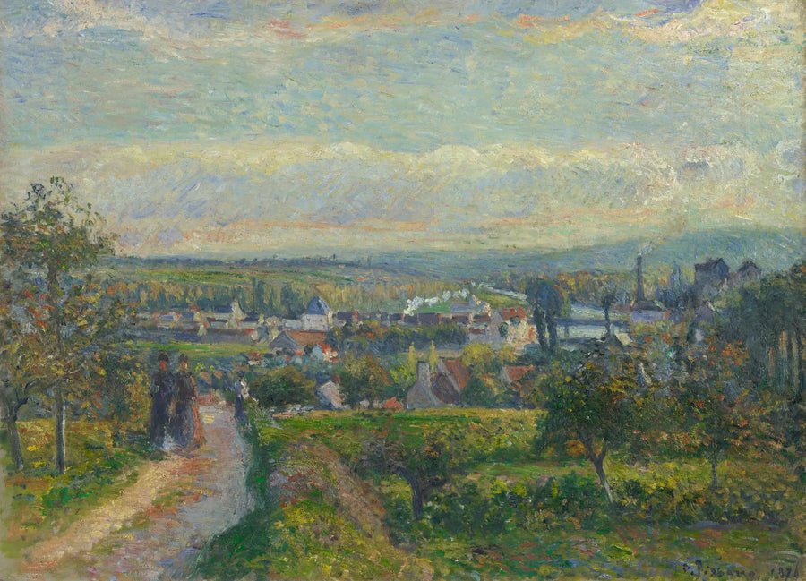 Vista de Saint-Ouen-l'Aumône - Camille Pissarro