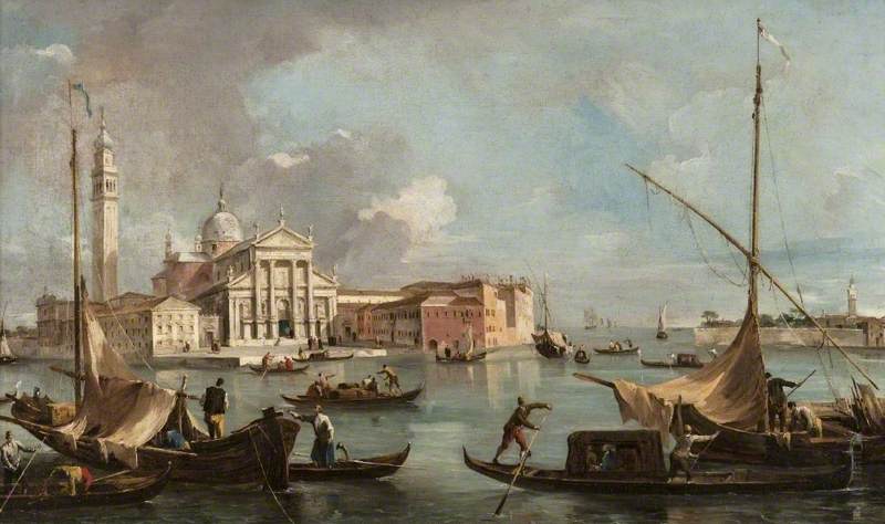 Vista de San Giorgio Maggiore, Veneza - Francesco Guardi