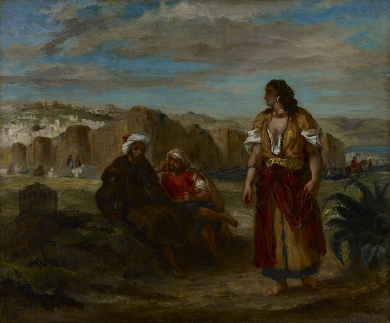 Vista de Tânger - Eugène Delacroix