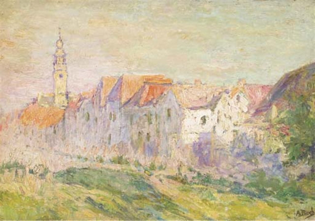Vista de Veere, em Zelândia - Anna Boch