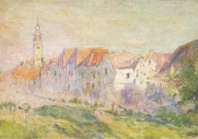 Vista de Veere, em Zelândia - Anna Boch