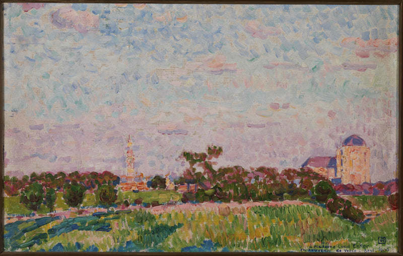 Vista de Veere - Théophile van Rysselberghe