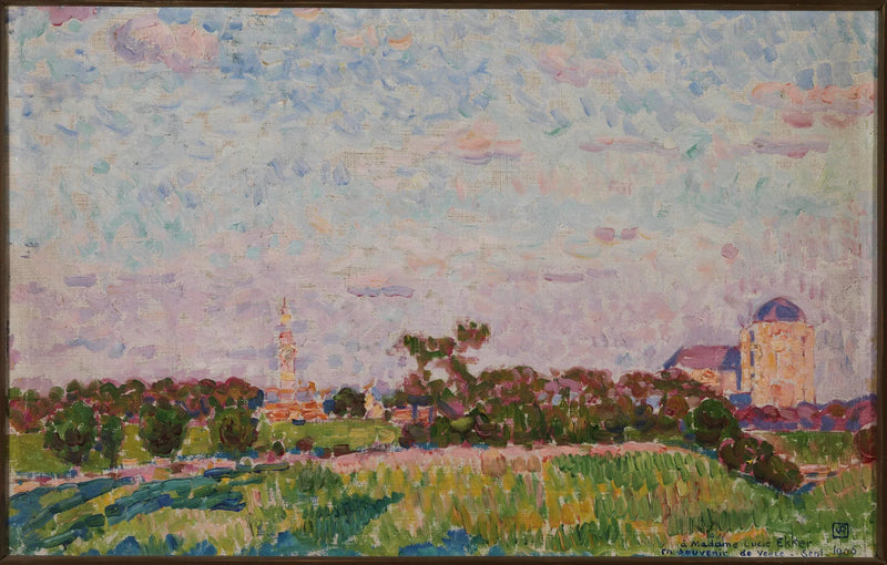 Vista de Veere - Théophile van Rysselberghe