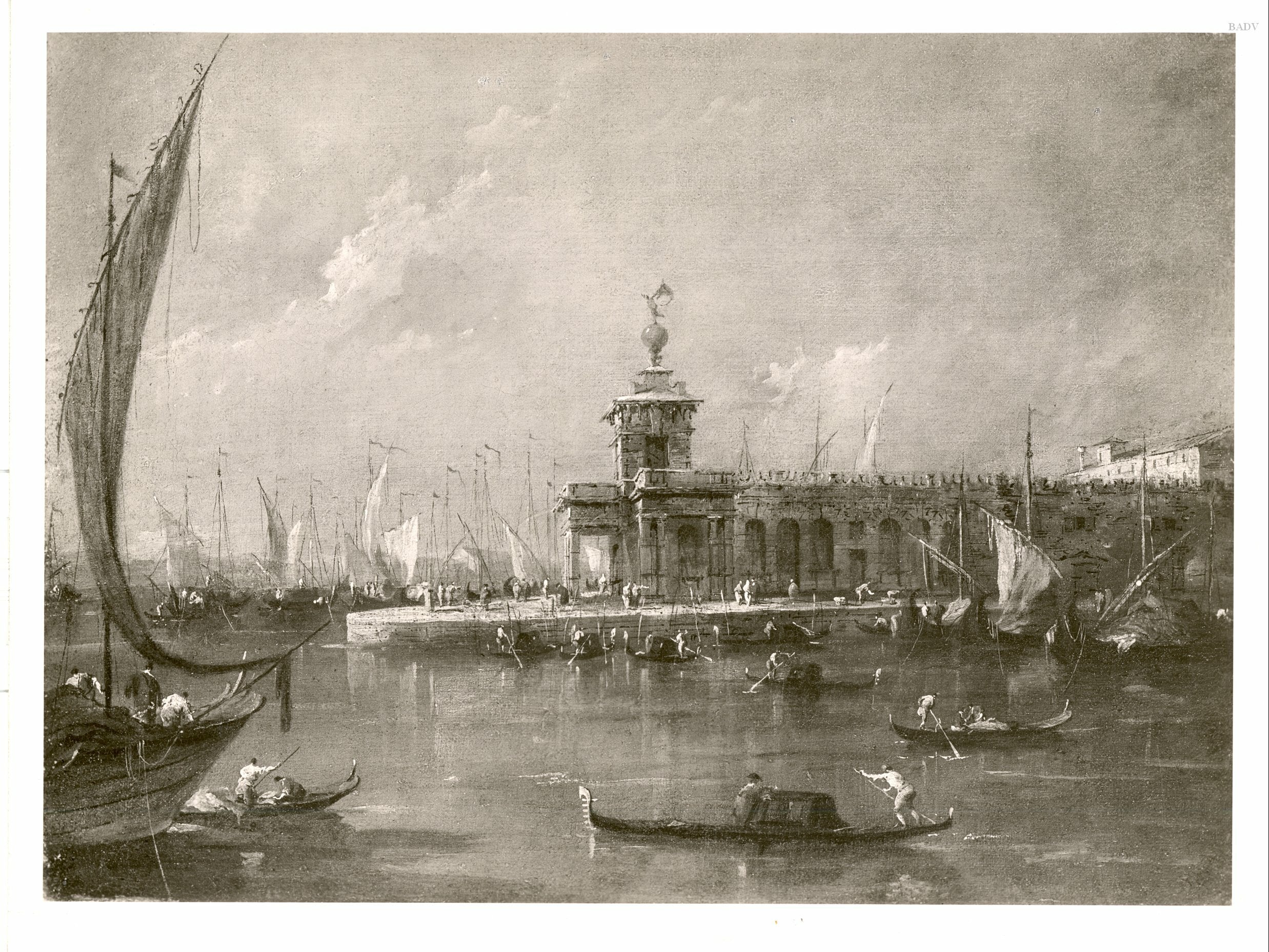 vue de Venise - Francesco Guardi image 1 copie peinte à la main à l’huile