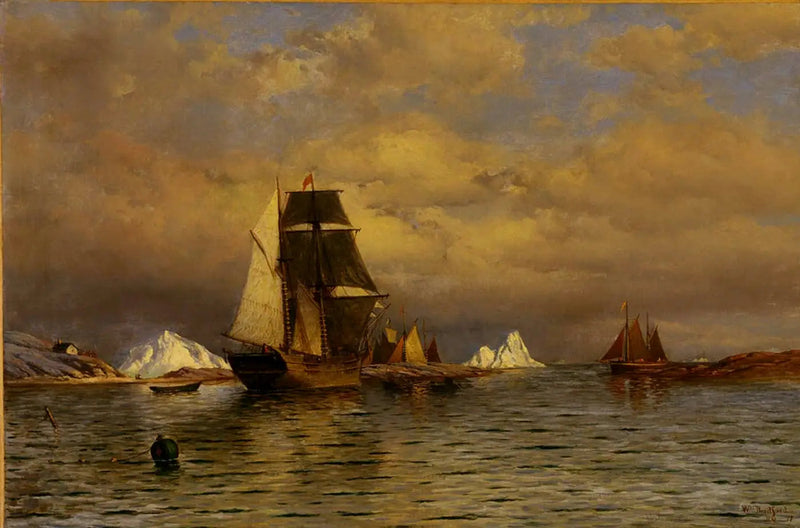 Vista de Battle Harbour - William Bradford