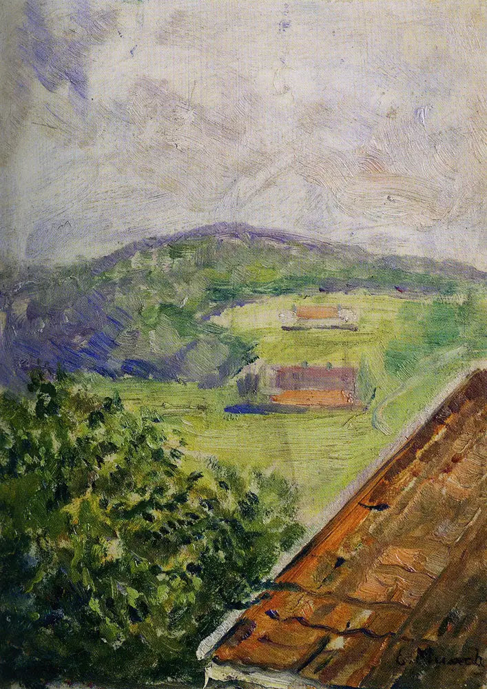 Vista de Hauketo - Edvard Munch