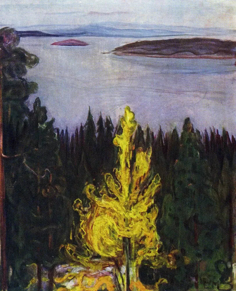Vista de Nordstrand - Edvard Munch