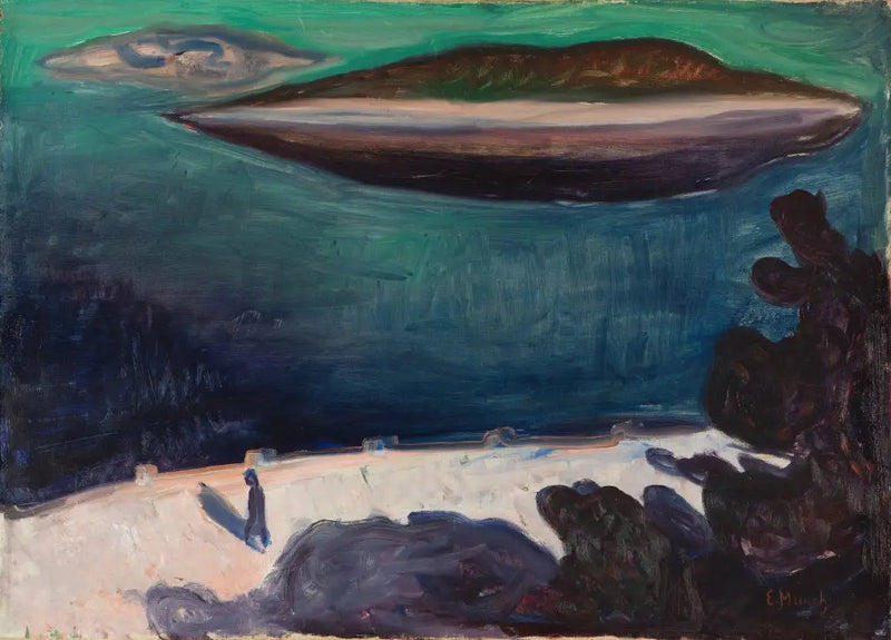 Vista de Nordstrand - Edvard Munch