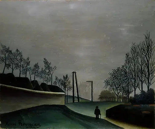 Vista das fortificações - Henri Rousseau