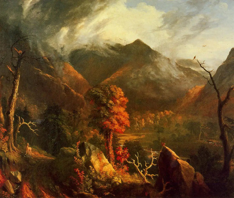 Vista das Montanhas Brancas - Thomas Cole