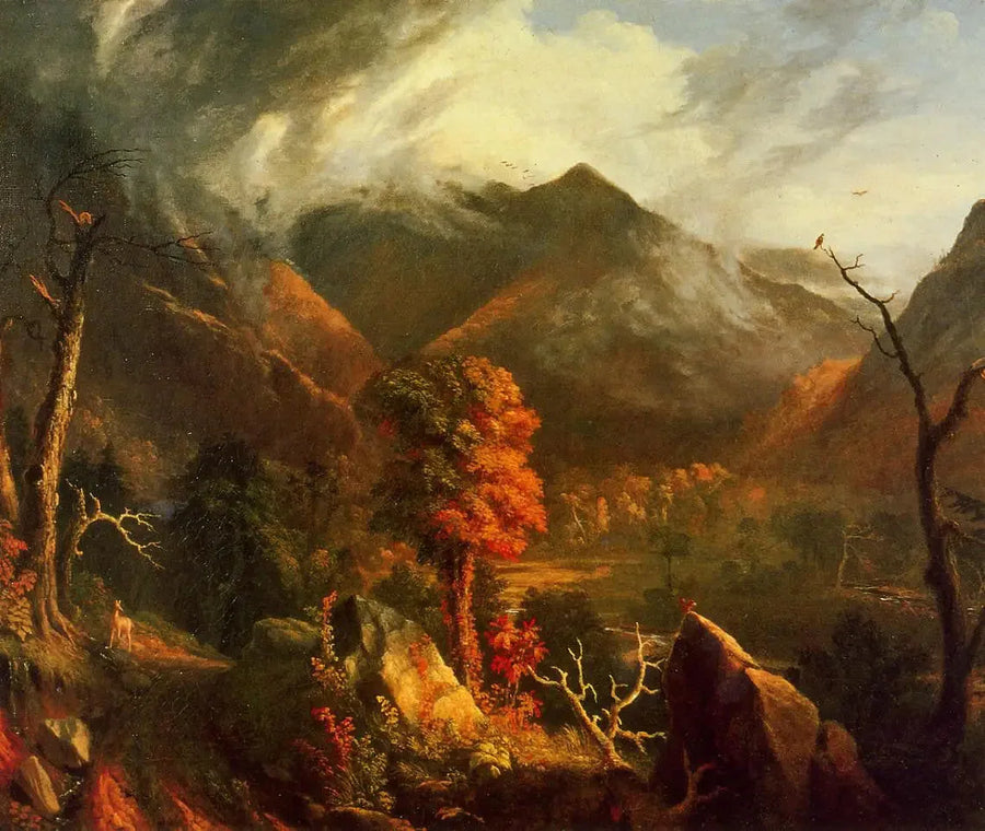 Vista das Montanhas Brancas - Thomas Cole