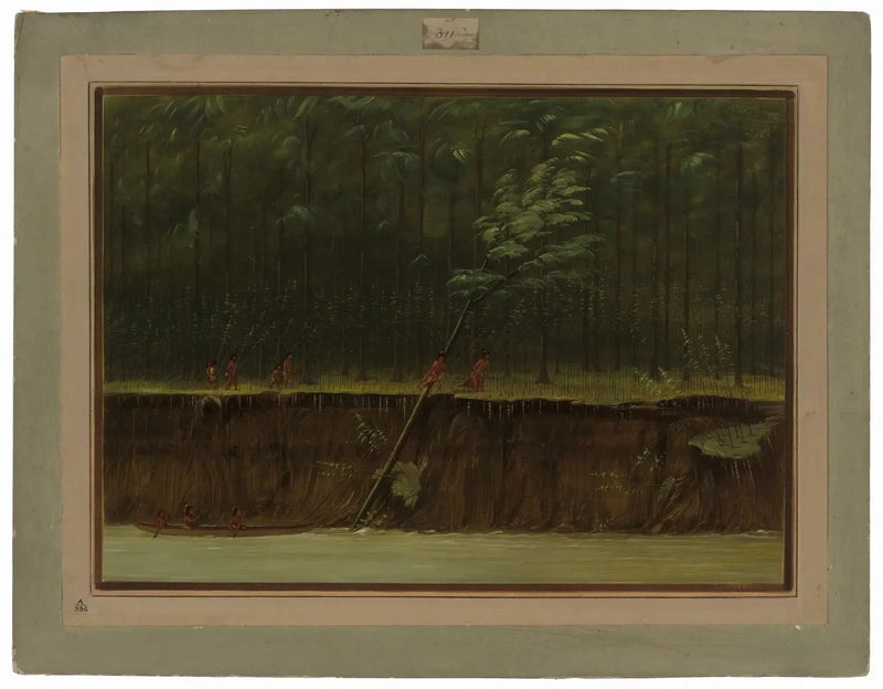 Vista do Baixo Mississippi - George Catlin