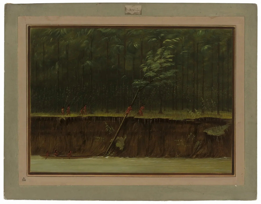 Vista do Baixo Mississippi - George Catlin