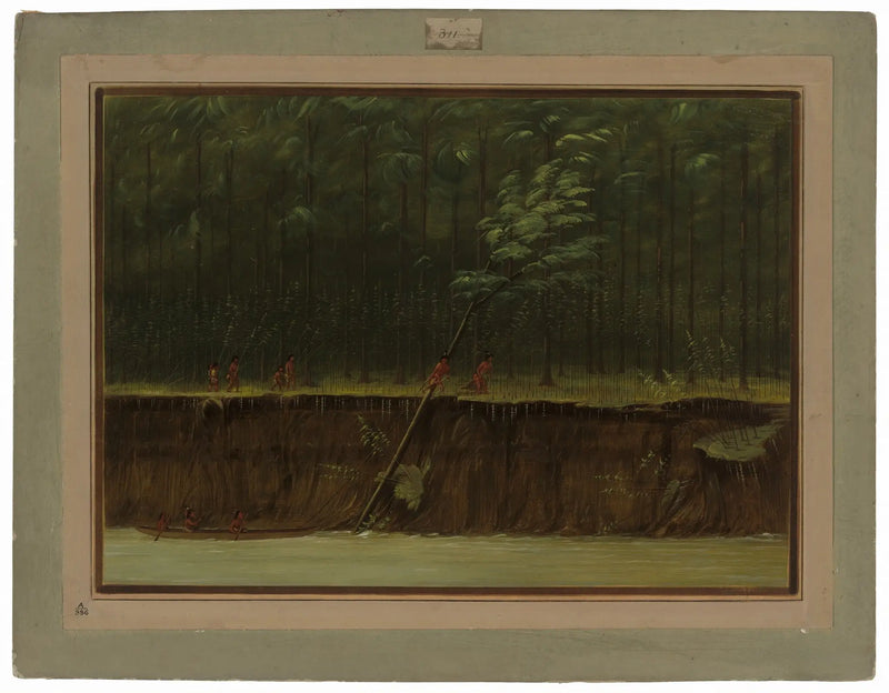 Vista do Baixo Mississippi - George Catlin