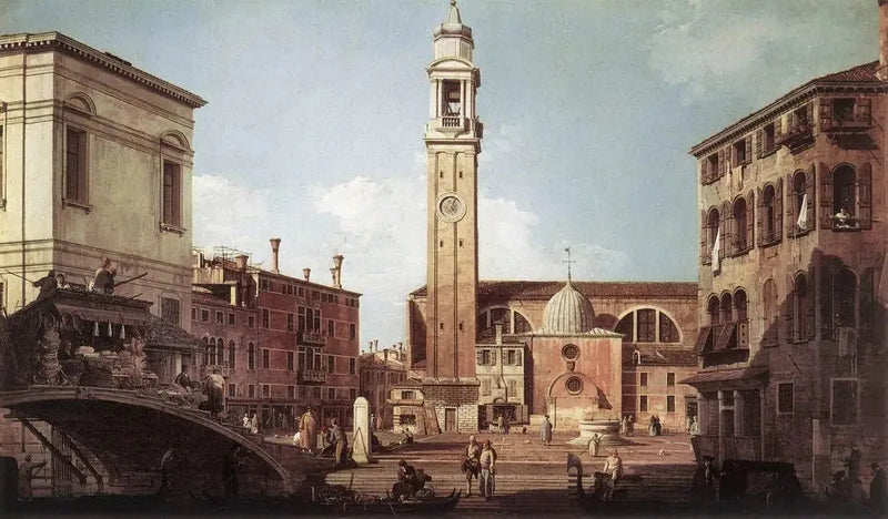 Vista do acampamento dos santos apóstolos - Canaletto