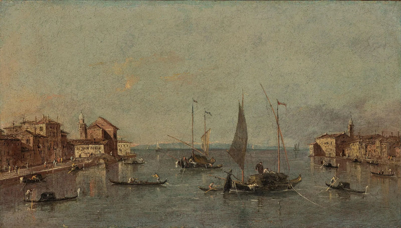 Vista do Canal da Giudecca, Veneza - Francesco Guardi