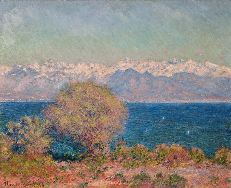Vista do cabo de Antibes - Claude Monet