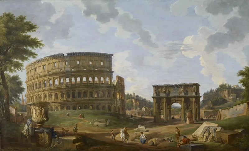 Vista do Coliseu - Giovanni Paolo Panini