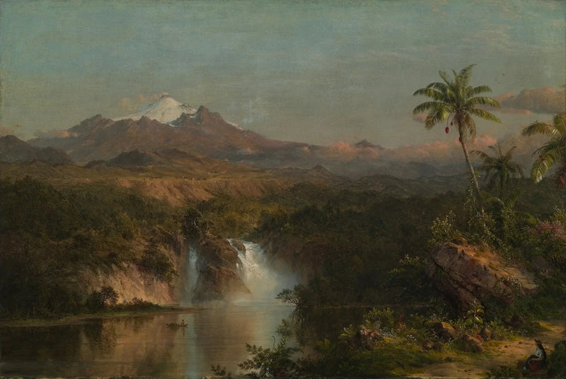 Vista do Cotopaxi - Frederic Edwin Church