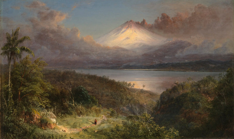 Vista do Cotopaxi - Frederic Edwin Church