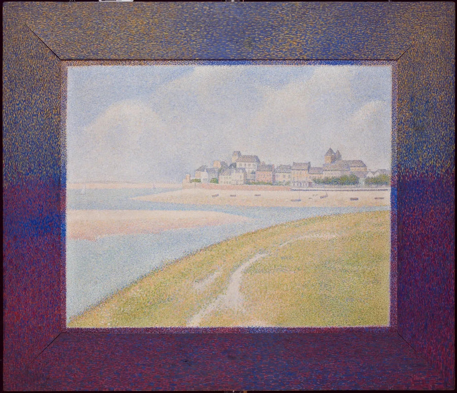 Vista do Crotoy a partir do rio - Georges Seurat