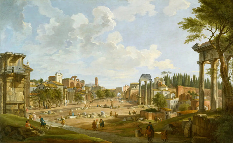 Vista do Fórum Romano - Giovanni Paolo Panini