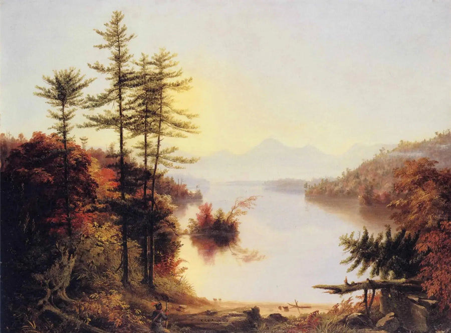 Vista do Lago Winnipiseogee - Thomas Cole