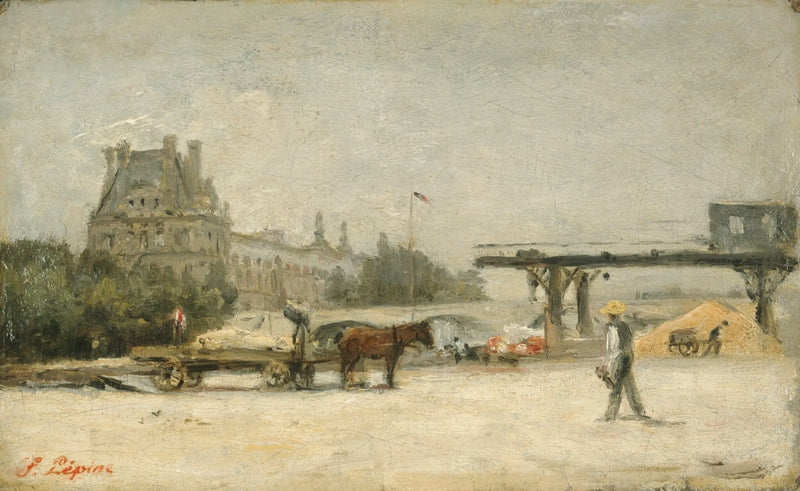 Vista do Louvre - Stanislas Lépine