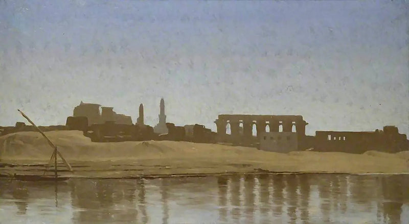 Vista do Nilo em Luxor - Jean-Léon Gérôme