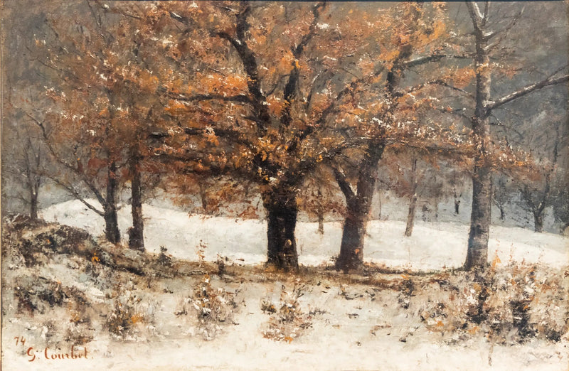 Vista do Parque das Crêtes acima de Clarens - Gustave Courbet
